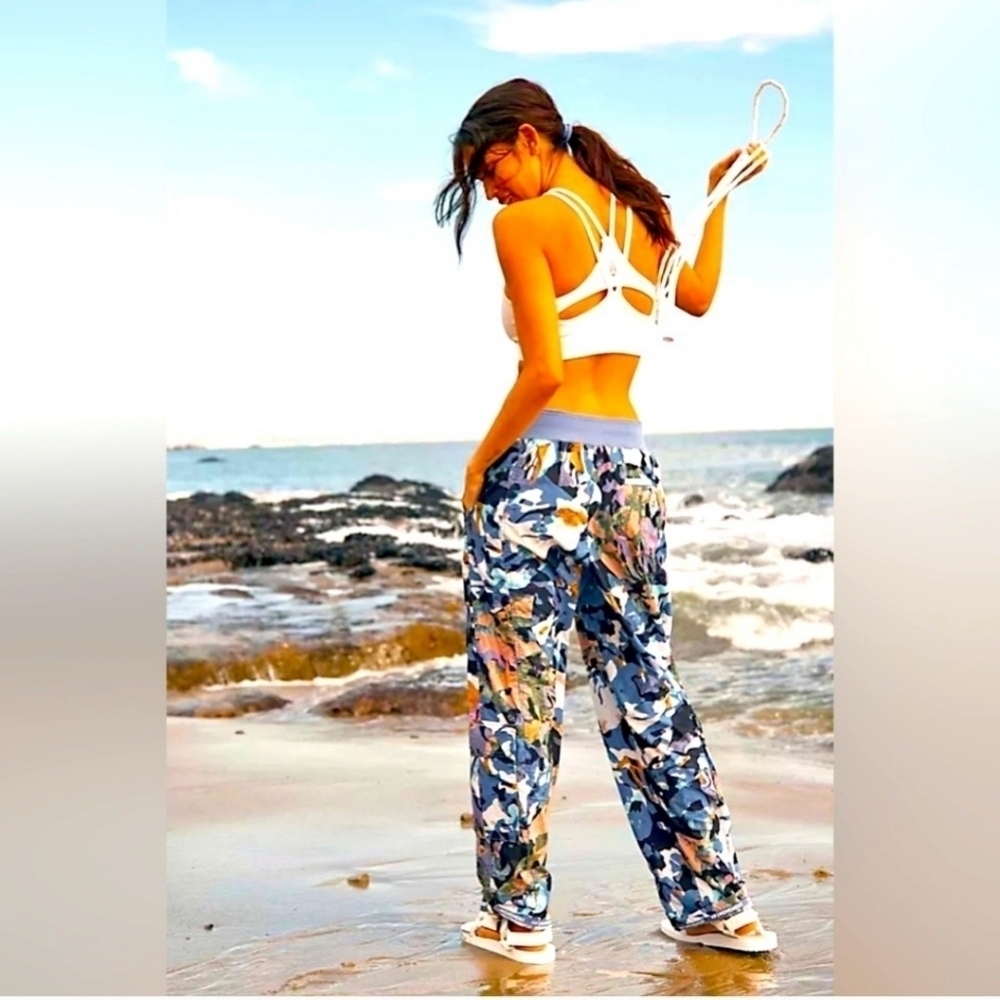 FP Movement by Free People Mesmerize Me Cargo Pants in Violet Splendor Camo - Picture 7 of 12